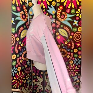 Pink converse sweater